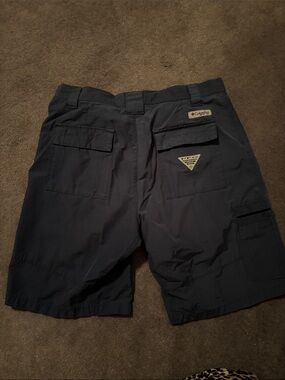 Columbia PFG Blue Men's Cargo Shorts